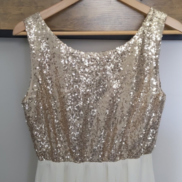 Chelsea Gold Sequin Dress - Picture 2 of 6